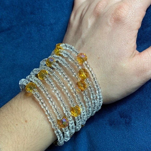 Spiral bracelet 🤍🧡 S - Picture 5 of 6